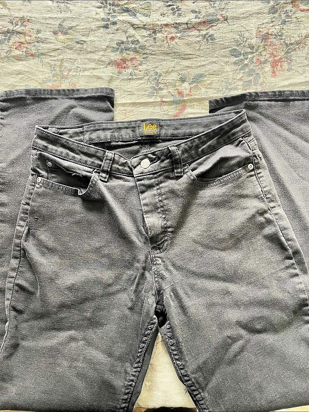 Lee black regular fit Jeans